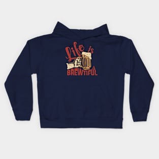 Life is Brewtiful Kids Hoodie